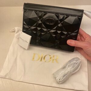 Dior Caro Pouch Lambsk M900 900 Black